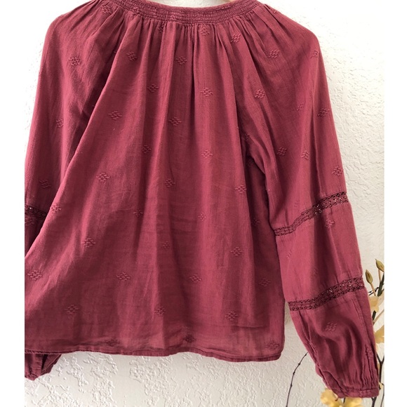 AE Maroon Blouse - Picture 2 of 3